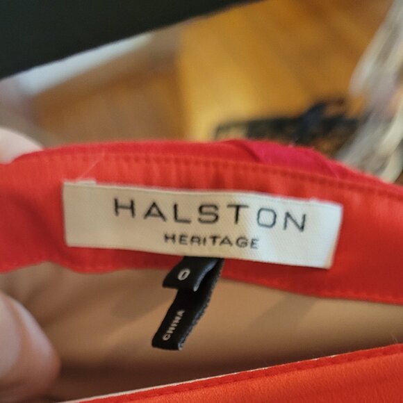 Halston Crepe Sunray Strapless Dress - Picture 4 of 4